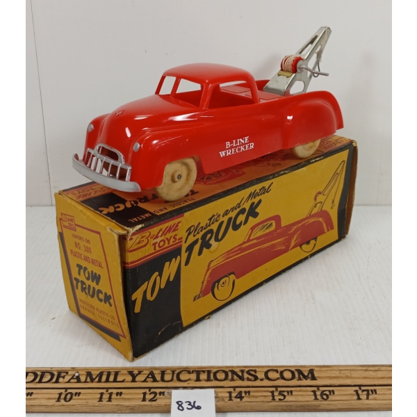 B-LINE TOYS PLASTIC TOW TRUCK