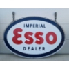 Image 1 : IMPERIAL ESSO DEALER - DSP SIGN - W/ HANGING BRACKET