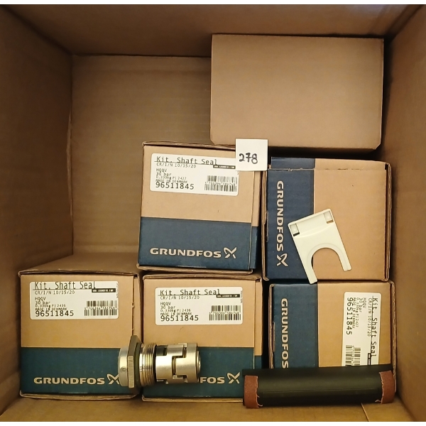 LOT OF 7 - GRUNDFOS SHAFT SEAL KITS
