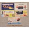 Image 1 : LOT OF 5 - CARDBOARD ADVERTISEMENTS - INCL BRAVO SAUCE & AYLMER BEANS