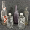 Image 4 : LOT OF 5 - MISC BOTTLES - INCL COCA-COLA & WINDSHIELD SOLVENT
