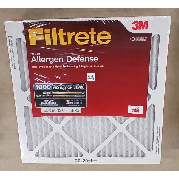 LOT OF 18 - 3M & SIMPLY FURNACE FILTERS