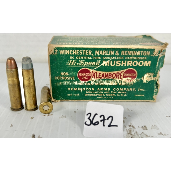 AMMO: 40X REM-UMC .32-20 WIN - HP & SP