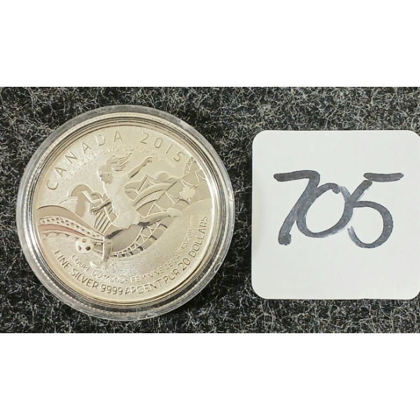 2015 CDN $20 SILVER COIN