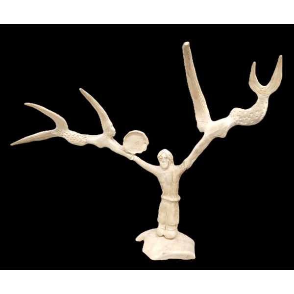 "MONTAGE" BY PAULOOSIE AKULUKJUK - ANTLER 