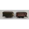 Image 4 : LOT OF 2 - TIN TRAIN CARS - INCL NEW YORK CENTRAL LINES BELVIDERE