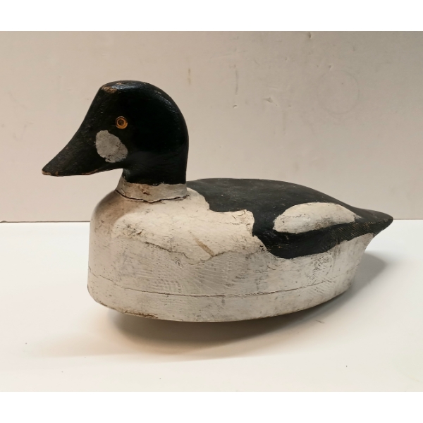 GOLDEN EYED DECOY DUCK W/ WEIGHT