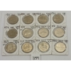 Image 1 : LOT OF 12 - CDN DOLLAR COINS - INCL 1968-1974 ETC