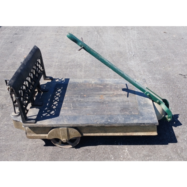 BARN PLATFORM SCALE - CAST IRON - CIRCA 1905