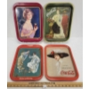 Image 1 : LOT OF 4 - COCA-COLA TRAYS