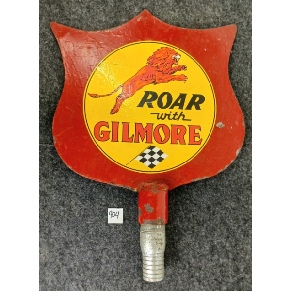 "ROAR WITH GILMORE" FUEL STATION SIGN