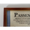 Image 2 : 1848 FRAMED PASSENGERS ACT