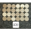 Image 1 : LOT OF 24 - 1919-1968 CDN 10 CENT COINS