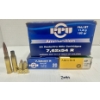 Image 1 : AMMO / BRASS: 20X LIVE & 36X BRASS 7.62X54 R - 182 GR FMJ