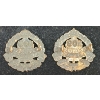 Image 2 : PAIR OF WWI 109TH BATTALION COLLAR BADGES