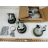 LOT OF 6 - WHEELS ON CASTERS - 5IN DIA