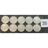 Image 2 : LOT OF 10 - 1968 CDN 25 CENT COINS