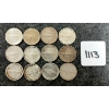 Image 1 : LOT OF 12 - 1967 CDN SILVER 10 CENT COINS