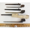 Image 1 : LOT OF 3 - SPIKE BAYONETS W/ SCABBARDS - INCL NO. 4 MKII