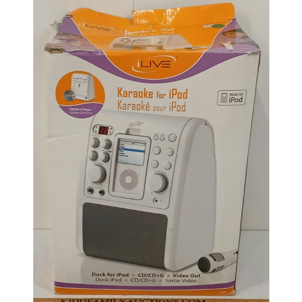 ILIVE KARAOKE DOCK FOR IPOD