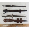 Image 3 : LOT OF 2 - WILLIAM RODGERS & UNMARKED DAGGERS W/ LEATHER SHEATHS