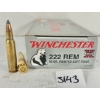 Image 1 : AMMO: 20X WINCHESTER .222 REM - 50 GR SP