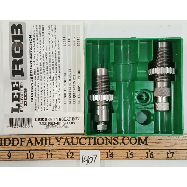 LEE .222 REM RELOADING DIES