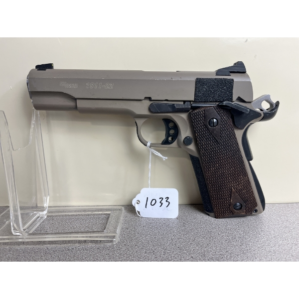 SIG SAUER 1911-22 IN .22 LR - RESTRICTED 