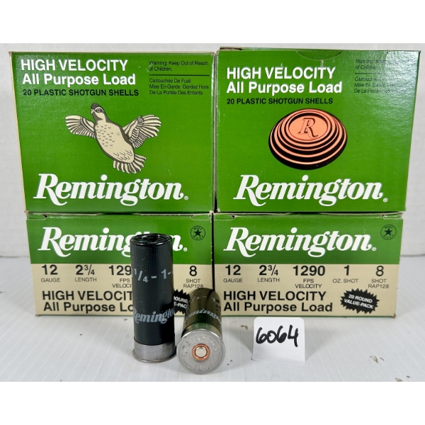 AMMO: 80X REMINGTON 12 GA 2-3/4 IN - #8