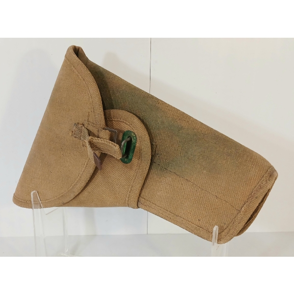 WWII CDN Z.L. & T.L. 37 PATTERN PISTOL HOLSTER W/ CLEANING ROD