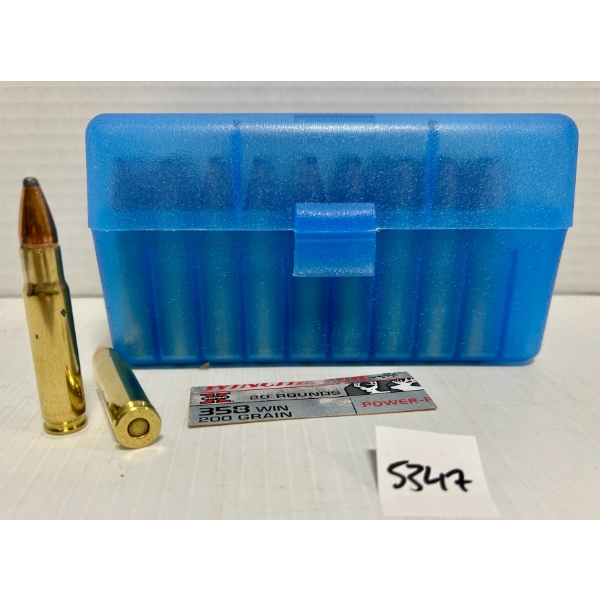 AMMO: 50X .358 WIN 200GR. - FACTORY