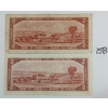 Image 2 : LOT OF 2 - 1954 CDN $2 BANKNOTES