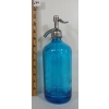 Image 1 : HOME BEVERAGES HM DISTRIBUTORS - COBALT BLUE ACID-ETCHED -26OZ SELTZER BOTTLE