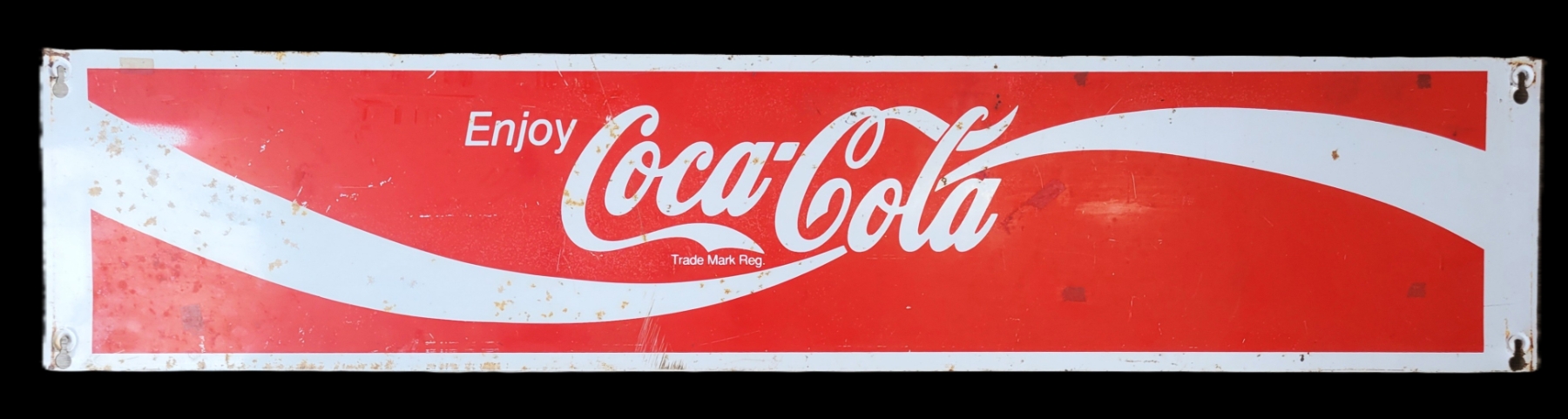 ENJOY COCA-COLA SST SIGN - Kidd Family Auctions