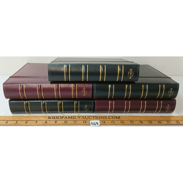 LOT OF 5 - NUMIS CURRENCY BINDERS