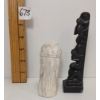 Image 3 : LOT OF 2 - STAGHEAD CARVING & MINIATURE TOTEM POLE
