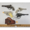 Image 2 : LOT OF 4 - TOY CAP GUNS - INCL BIGGER BANG, PRESTO, ETC.