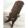 Image 2 : CARVED AFRICAN BIRTHING CHAIR (?)