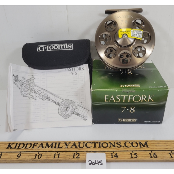 G. LOOMIS EASTFORK 7.8 FISHING REEL 