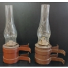 Image 3 : LOT OF 2 - C.N.R. WALL-MOUNTED CABOOSE OIL LAMPS