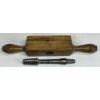 Image 2 : ENGLISH VICTORIAN STEEL / BOXWOOD SCREW BOX & TAP 
