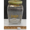 Image 6 : PLANTERS GLASS PEANUT JAR W/ TIN SERVING DISHES