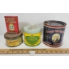 Image 4 : LOT OF 4 - TOBACCO TINS - INCL GEORGE WASHINGTON & KINGSWAY