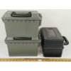 Image 4 : LOT OF 3 - PLASTIC AMMO CANS