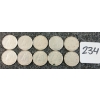 Image 1 : LOT OF 10 - 1959 CDN 10 CENT COINS