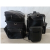 Image 4 : LOT OF 2 - MOTORCYCLE SADLE & BACK BAGS
