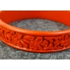 Image 3 : LOT OF 2 - CINNABAR BANGLE BRACELETS