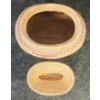 Image 6 : LIDDED GRASS BASKET W/ HELICOPTER PATTERN