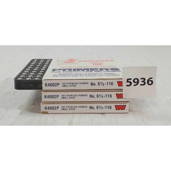 PRIMERS: 300X OLIN WINCHESTER NO. 6 1/2-116