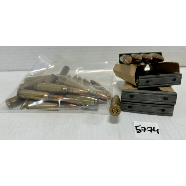 AMMO: 40X 7.62X51 MM NATO FMJ - ON CLIPS